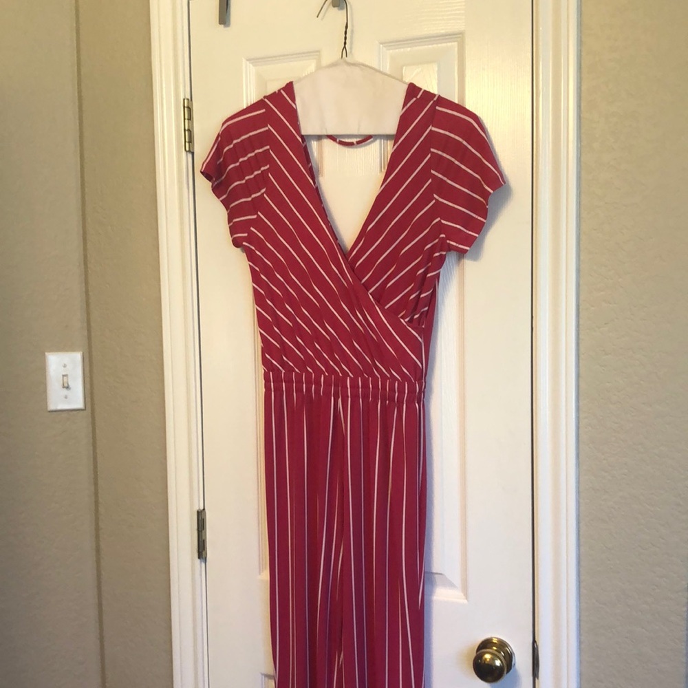 Belle Looks striped jumpsuit
